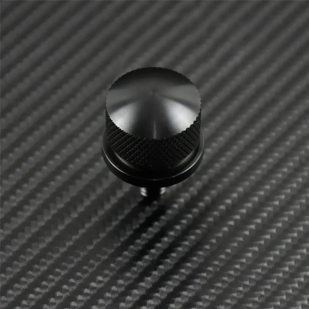 Motorcycle Black/Chrome Seat Bolt Tab Screw For Harley Touring Road King Street Glide Softail Dyna Sportster XL Street Bob 96-19