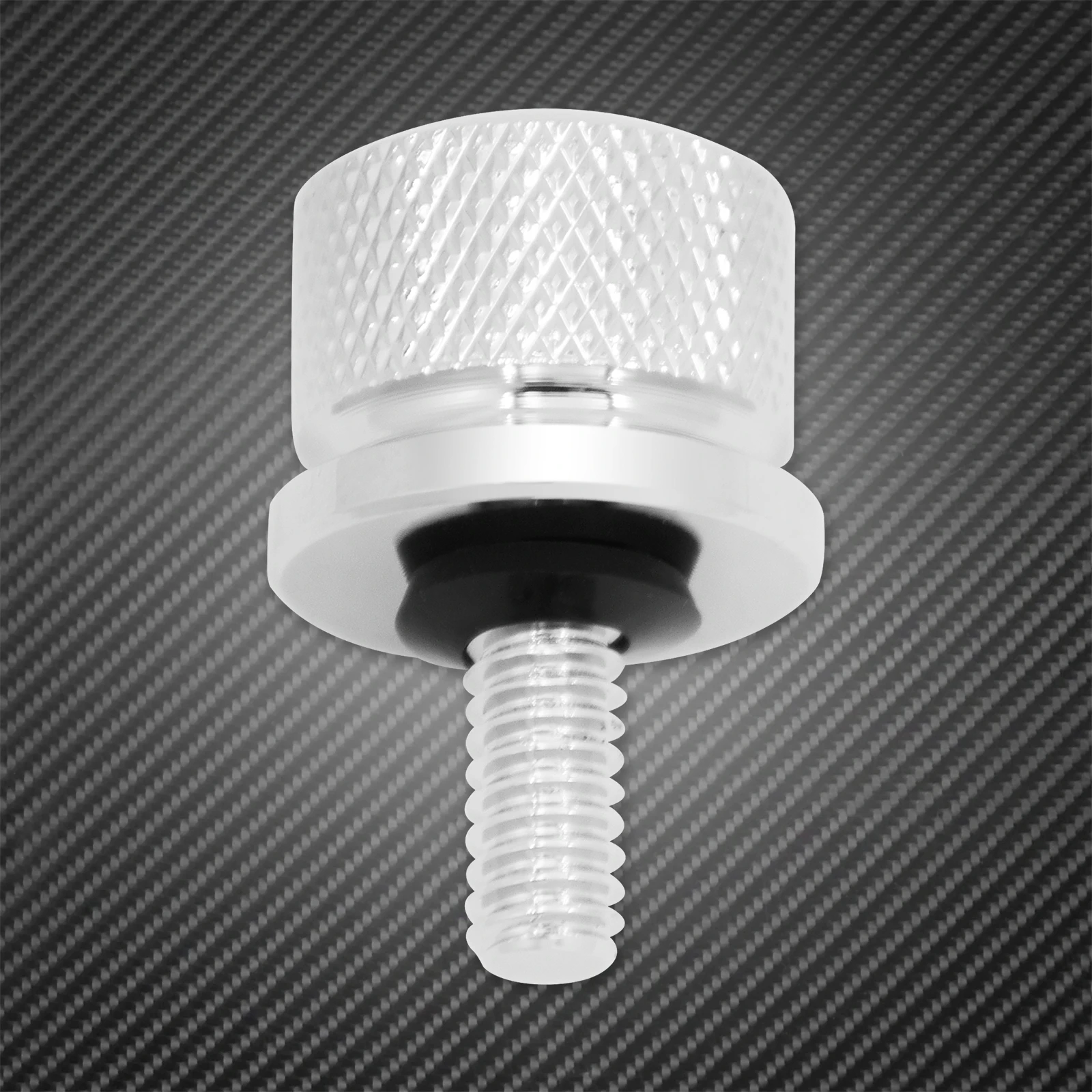 Motorcycle Black/Chrome Seat Bolt Tab Screw For Harley Touring Road King Street Glide Softail Dyna Sportster XL Street Bob 96-19