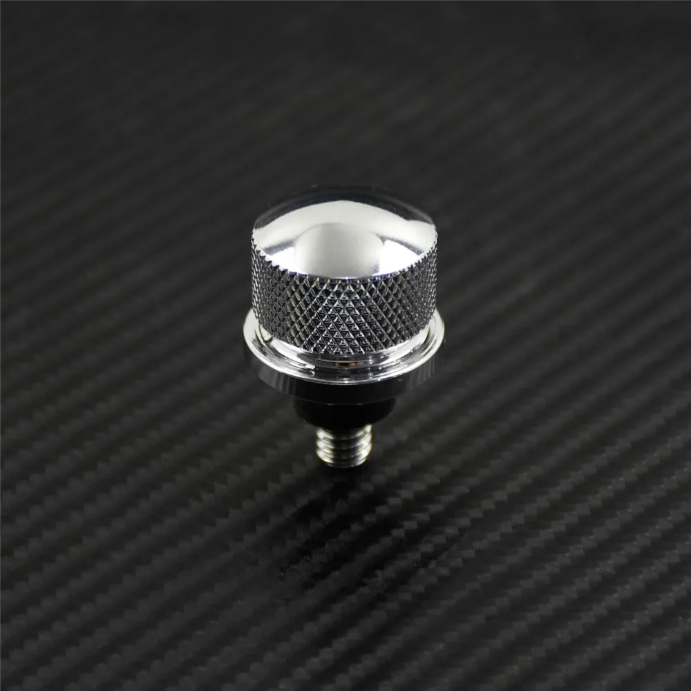 Motorcycle Black/Chrome Seat Bolt Tab Screw For Harley Touring Road King Street Glide Softail Dyna Sportster XL Street Bob 96-19