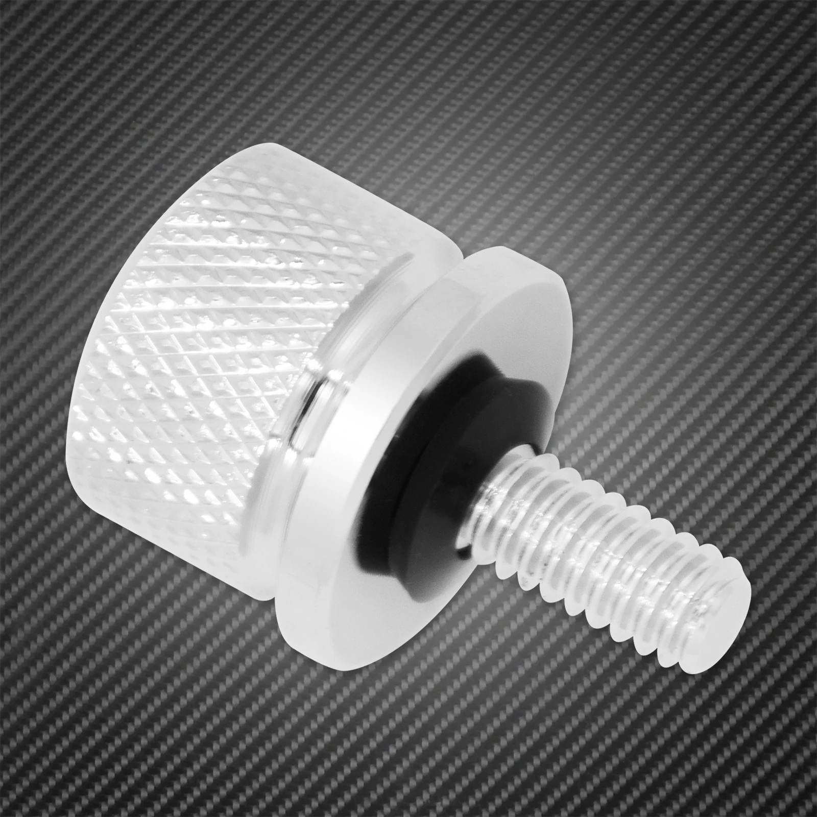 Motorcycle Black/Chrome Seat Bolt Tab Screw For Harley Touring Road King Street Glide Softail Dyna Sportster XL Street Bob 96-19