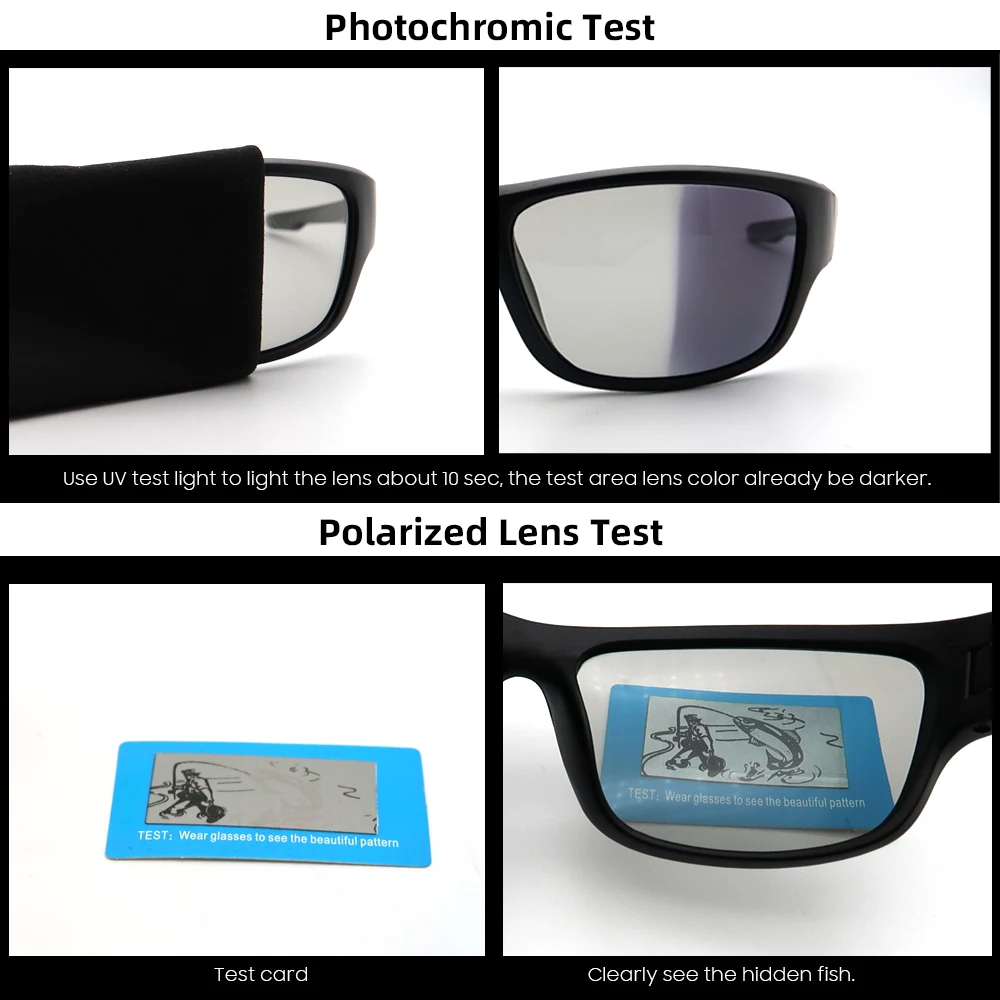 VIVIBEE 2026 Photochromic Men Cycling Sunglasses Sports Color Changing Polarized Outdoor Goggle Bike Women Cycling Glasses
