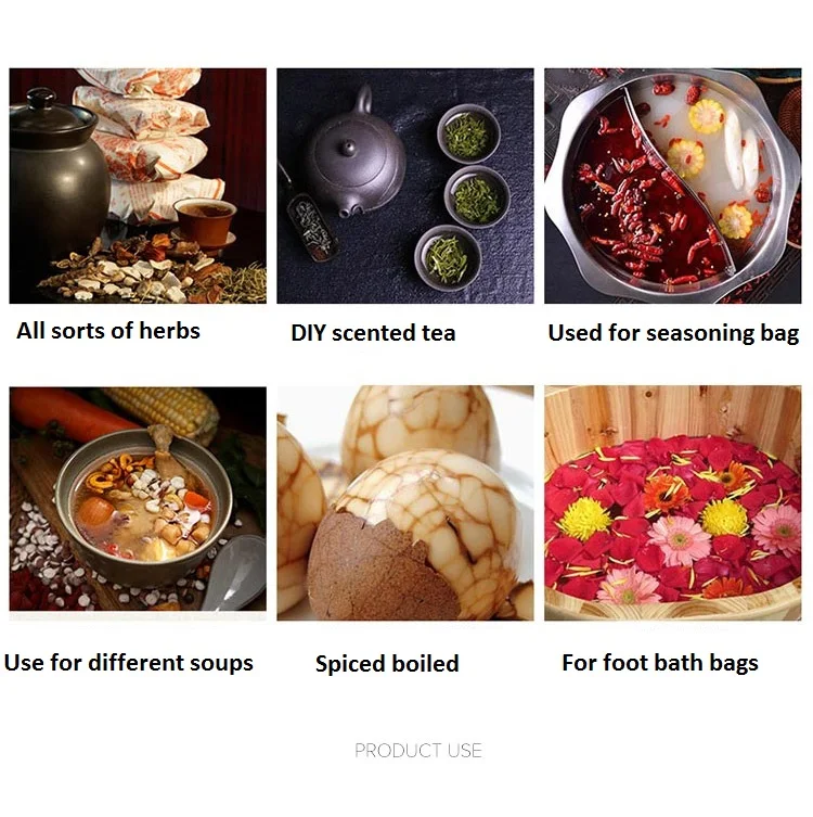 5 PC Cotton Muslin Drawstring Bag For Home Brew Wine Beer Sieve Juice Vegetable Coffee Filter Cooking Herbs Tea Gift Packaging