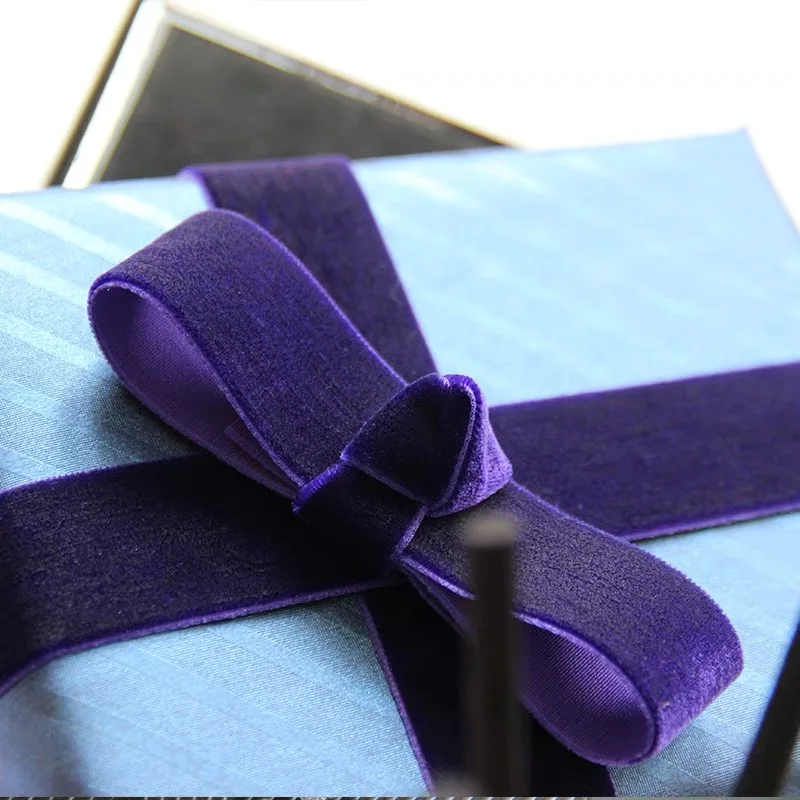 6/9/15/25mm Single Face Velvet Ribbon for Handmade Gift Bouquet Wrapping Supplies Home Party Decoration Christmas Velvet Tape