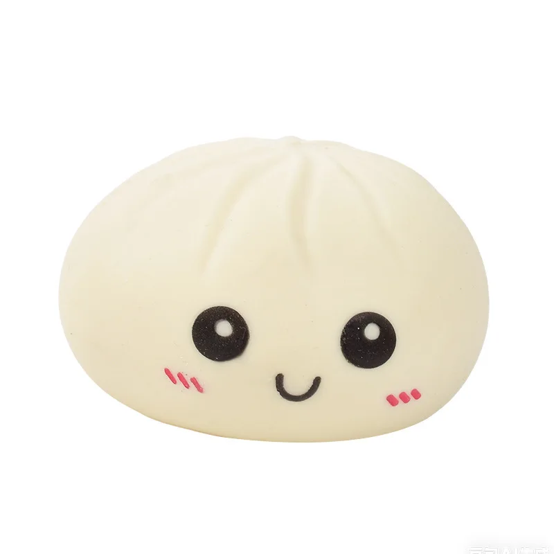 Giant Squishies Dumpling Bun Toy, Slow Rising Glitter Dumpling Stress Ball, Stress Relief Fidget Toy for Home Office Travel toys