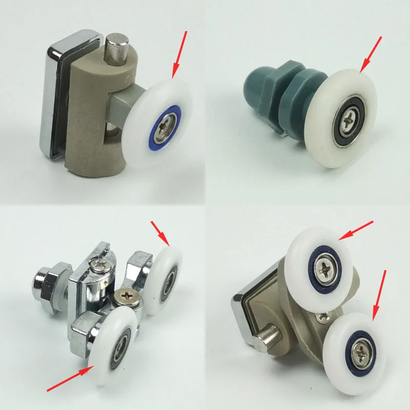 Bathroom Door Runner Sliding Shower Door Roller/Wheels/Runner Outside Diameter 19mm/20mm/22mm/23mm/25mm/27mm Bearing Bore 5mm.