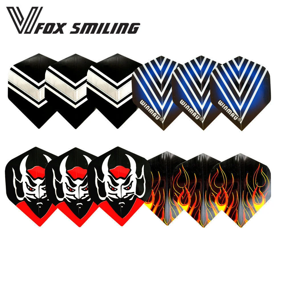 60/48/30PCS Cool Standard Dart Flights Nice Darts Flight Dardos Feather Outdoor Wing Tail Mixed Pattern