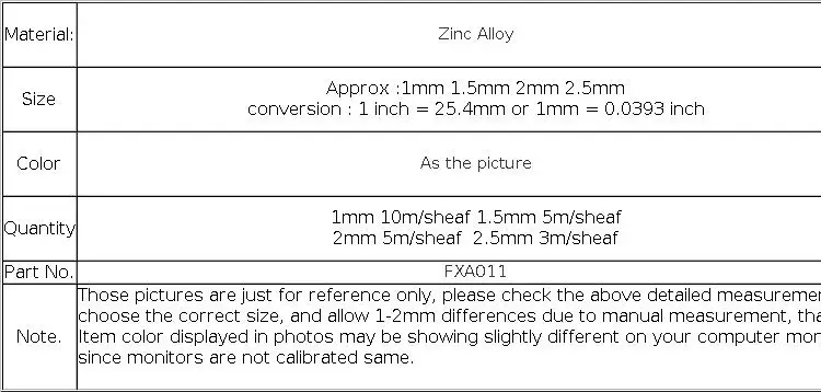 Silver Color 1mm/1.5mm/2.mm/2.5mm Anodized Aluminum Wire Soft DIY Jewelry Craft Versatile Painted Aluminium Metal Wire