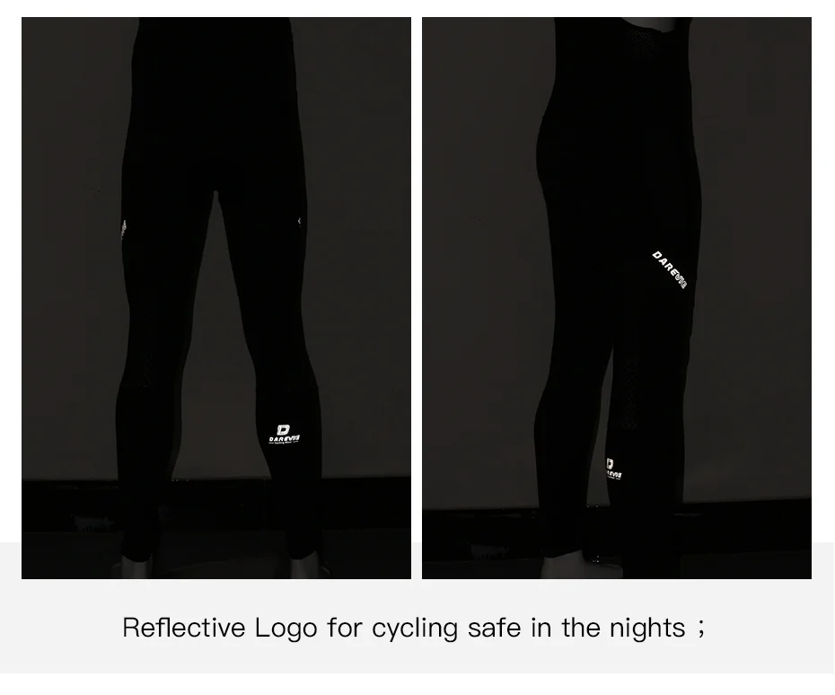 DAREVIE Cycling Bib Pants PRO Level Summer Not Winter Men Gel Pad Cycling Long Bib Pants Men's Cycling Pants Tight Trousers