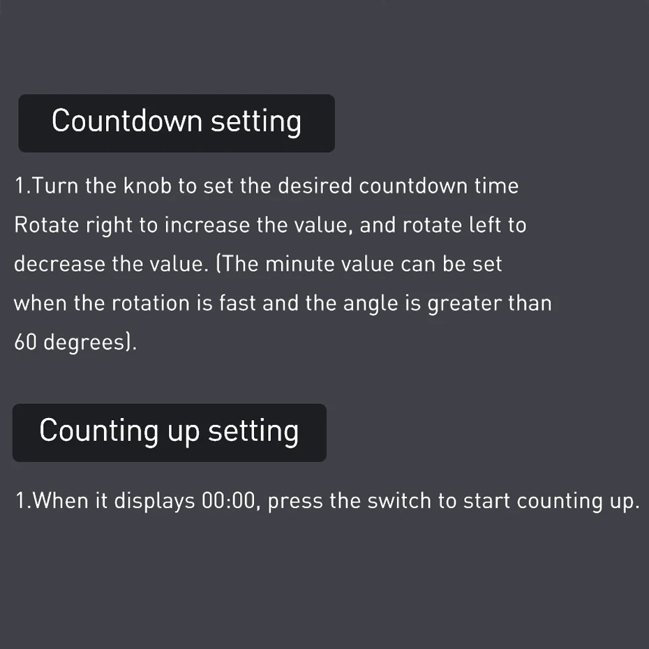 Baseus Magnetic Kitchen Timer Rotation Countdown Digital Timer Alarm Cooking Timer Clock Study Baking Reminder Stopwatch Clock