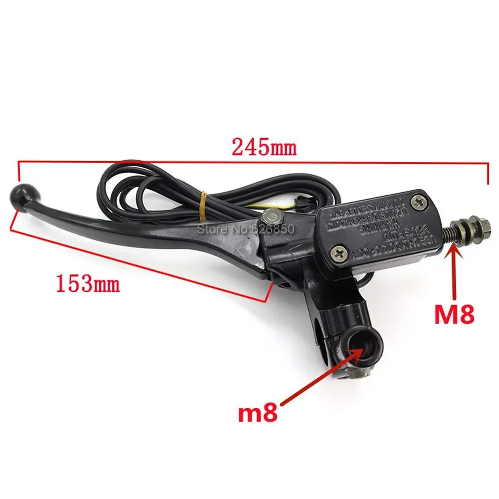 Brake Pump Left And Right Handle Brake For Citycoco Electric Scooter Front And Rear Brake Signal Wire E-Bike Brake Lever
