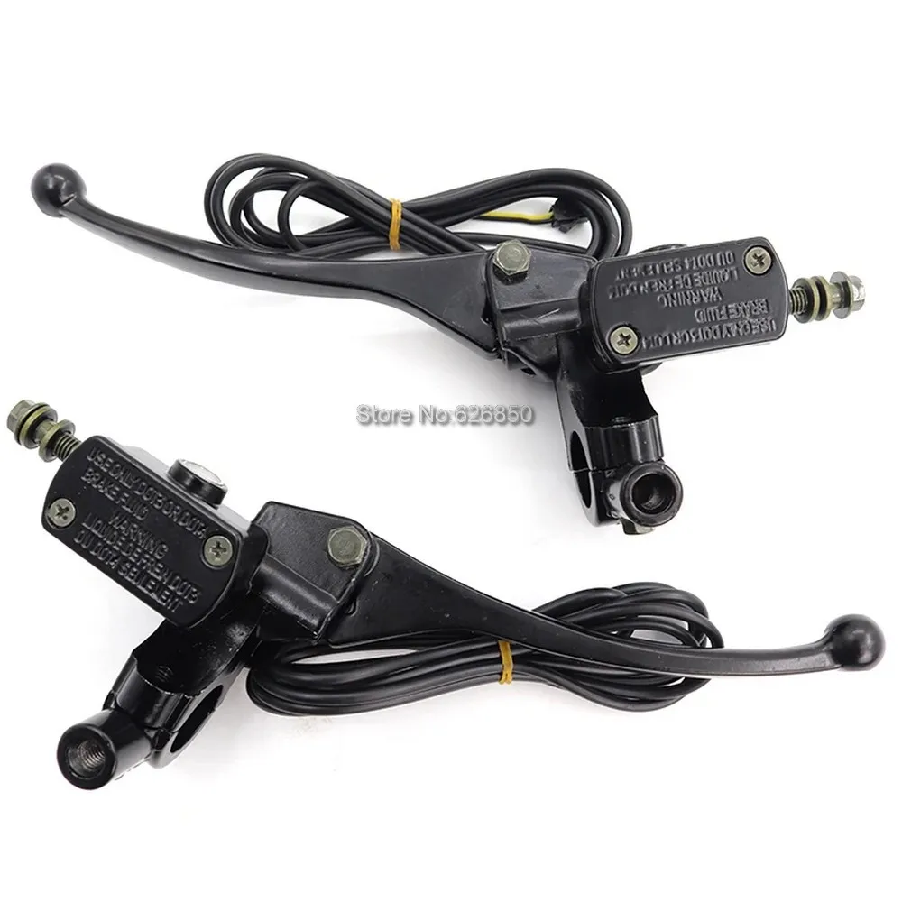Brake Pump Left And Right Handle Brake For Citycoco Electric Scooter Front And Rear Brake Signal Wire E-Bike Brake Lever