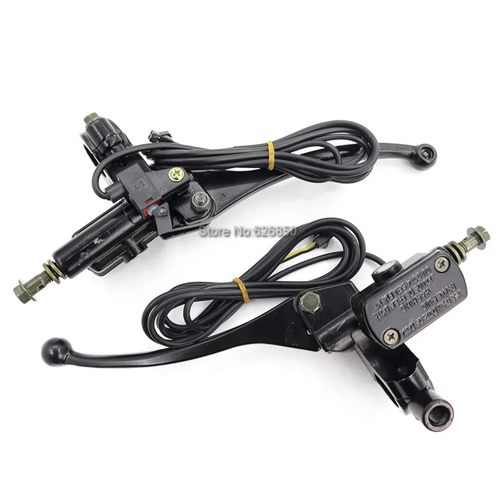 Brake Pump Left And Right Handle Brake For Citycoco Electric Scooter Front And Rear Brake Signal Wire E-Bike Brake Lever
