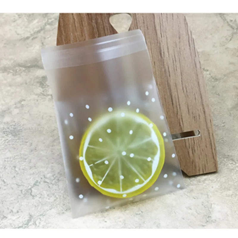 100pcs/lot Translucent Dots Plastic Cookie Packaging Bags Cupcake Wrapper Self Adhesive Bags Birthday Party Wedding Decorations