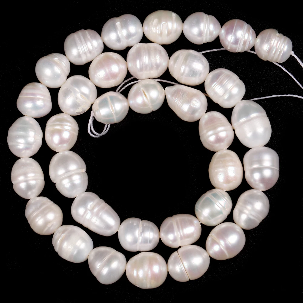 Natural Freshwater Pearl Beads High Quality Irregular Shape Punch Loose Beads for Jewelry Making DIY Necklace Bracelet