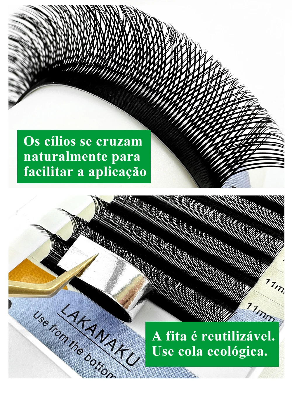 LAKANAKU YY Shape Volume Lashes Y Eyelash Extensions Cilia and Brazilian Volume Cashmere Mink Eyelash Extensions Cilios YY