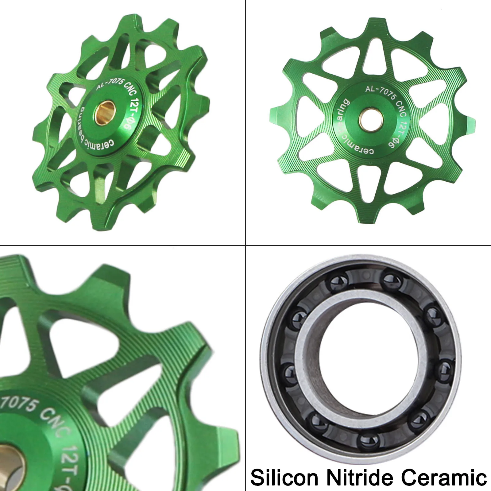 12T 14T Bicycle Jockey Wheel Rear Derailleur Ceramic Pulley Road Bike Guide Roller For Shimano Sram GX XX1 X01 Eagle NX 12 Speed