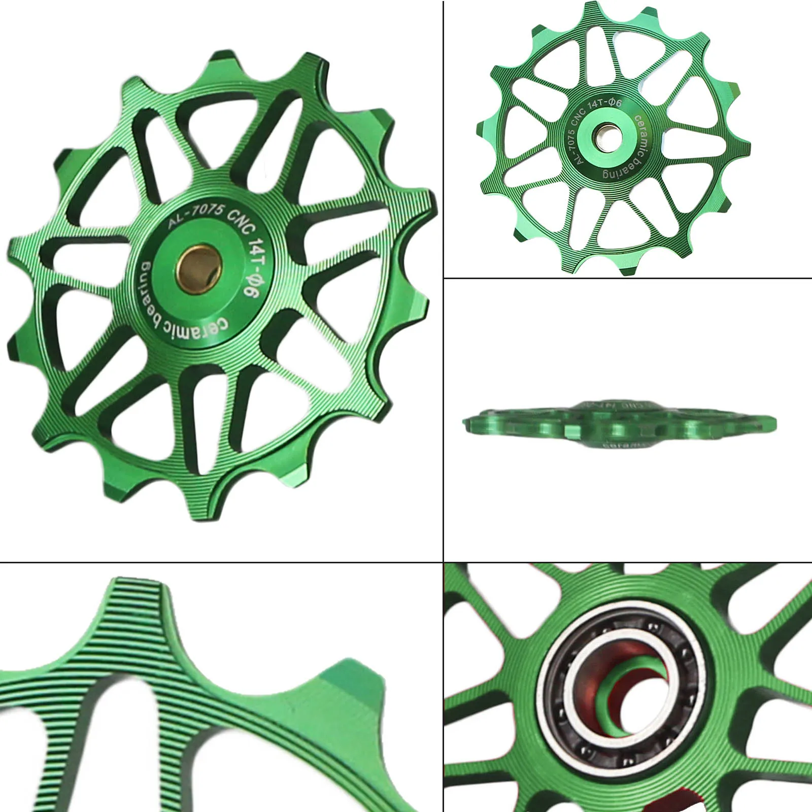 12T 14T Bicycle Jockey Wheel Rear Derailleur Ceramic Pulley Road Bike Guide Roller For Shimano Sram GX XX1 X01 Eagle NX 12 Speed