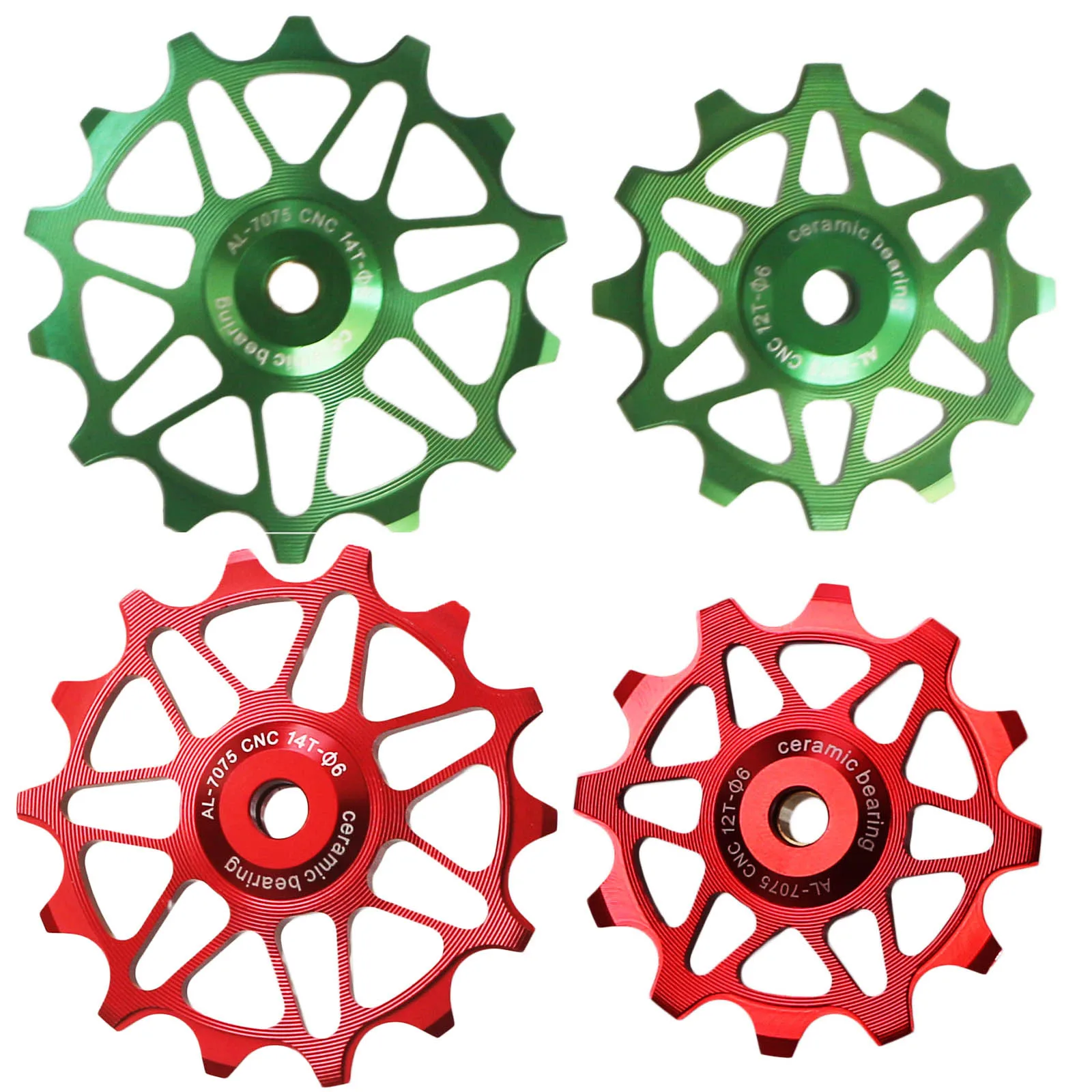 12T 14T Bicycle Jockey Wheel Rear Derailleur Ceramic Pulley Road Bike Guide Roller For Shimano Sram GX XX1 X01 Eagle NX 12 Speed