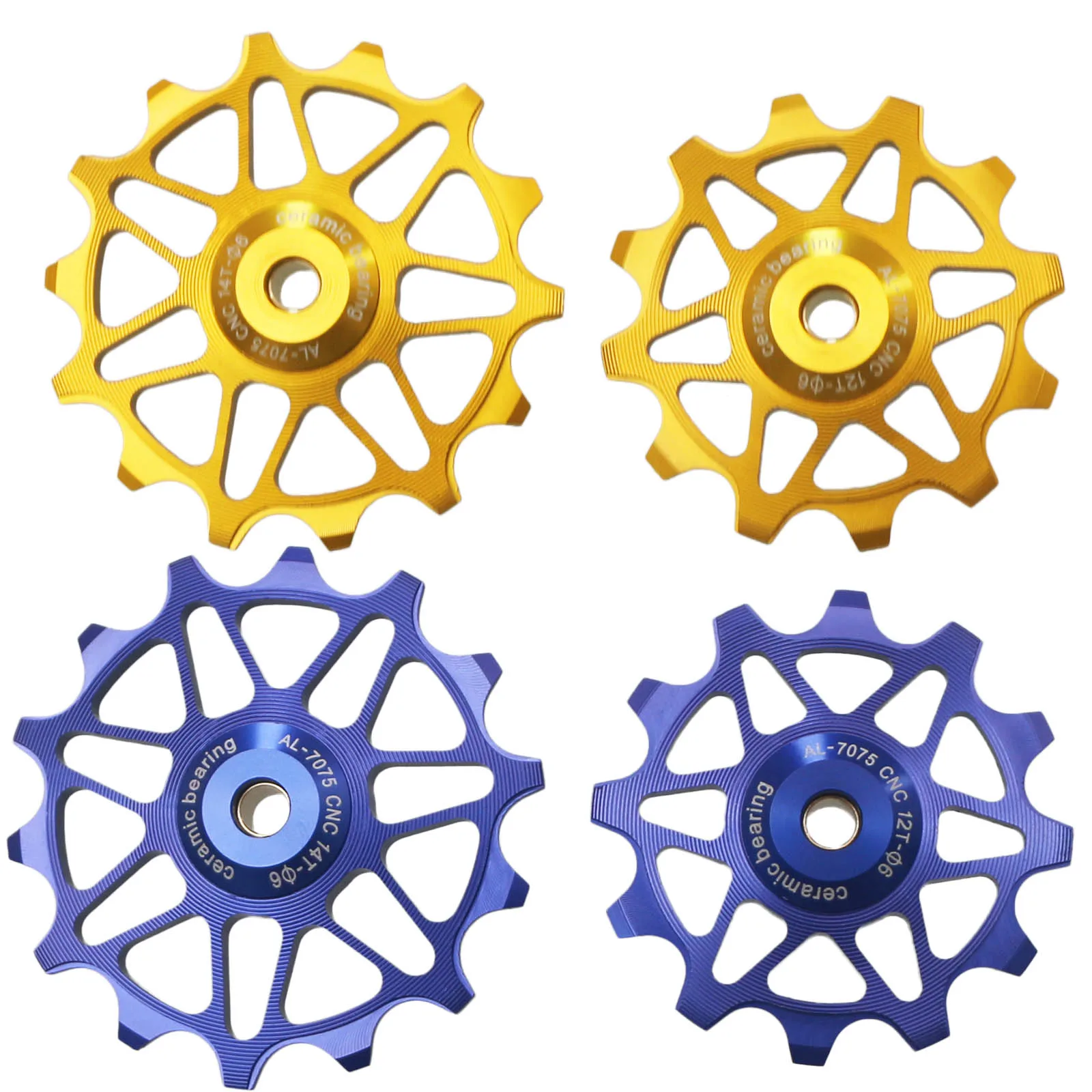 12T 14T Bicycle Jockey Wheel Rear Derailleur Ceramic Pulley Road Bike Guide Roller For Shimano Sram GX XX1 X01 Eagle NX 12 Speed