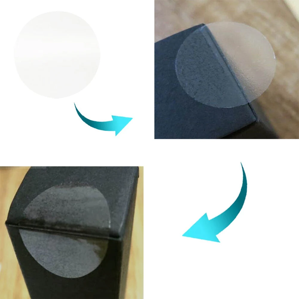 50-500Pcs Black Paper Stickers Round Blank Handmade Sticker Adhesive DIY Sealing Labels For Gift Package Envelope Chalkboard