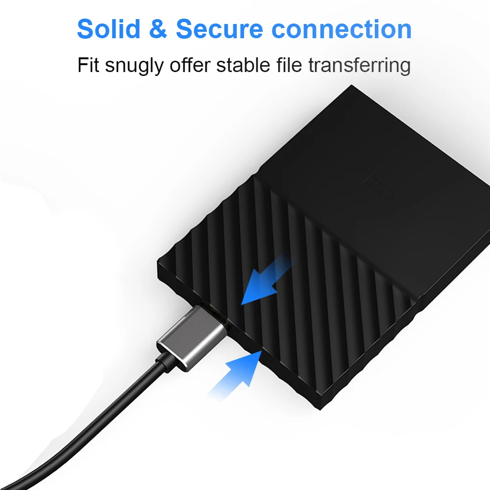 Hard Drive External Cable USB Micro B Cable HDD Cable Micro Data Cable SSD Sata Cable for Samsung Hard Disk Micro B USB3.0 Cable