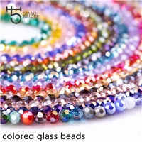 3 4 6 8mm Czech Black Glass Beads For Jewelry Making Bracelet Diy necklace beads Round loose Spacer Crystal Beads Wholesale Z102