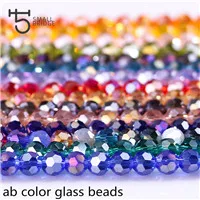 3 4 6 8mm Czech Black Glass Beads For Jewelry Making Bracelet Diy necklace beads Round loose Spacer Crystal Beads Wholesale Z102