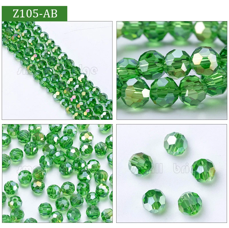 3 4 6 8mm Czech Black Glass Beads For Jewelry Making Bracelet Diy necklace beads Round loose Spacer Crystal Beads Wholesale Z102