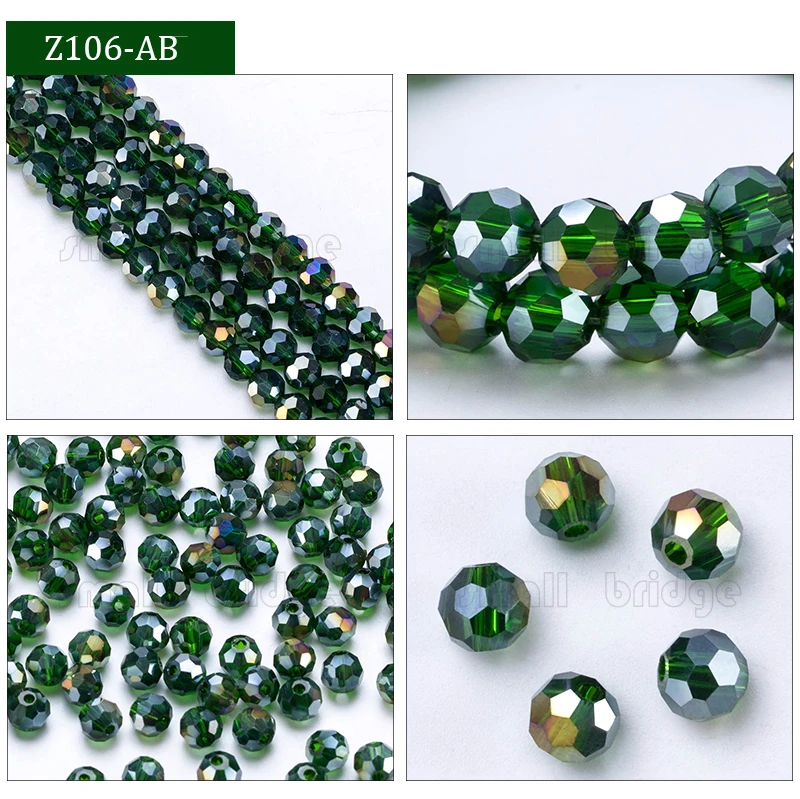 3 4 6 8mm Czech Black Glass Beads For Jewelry Making Bracelet Diy necklace beads Round loose Spacer Crystal Beads Wholesale Z102