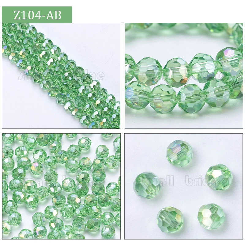 3 4 6 8mm Czech Black Glass Beads For Jewelry Making Bracelet Diy necklace beads Round loose Spacer Crystal Beads Wholesale Z102