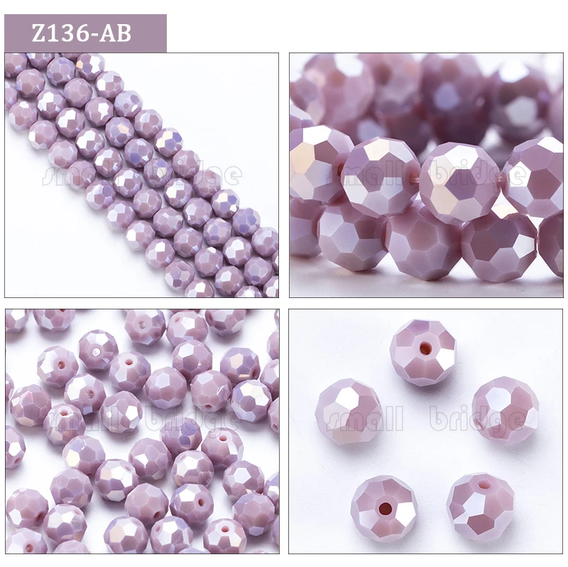 3 4 6 8mm Czech Black Glass Beads For Jewelry Making Bracelet Diy necklace beads Round loose Spacer Crystal Beads Wholesale Z102