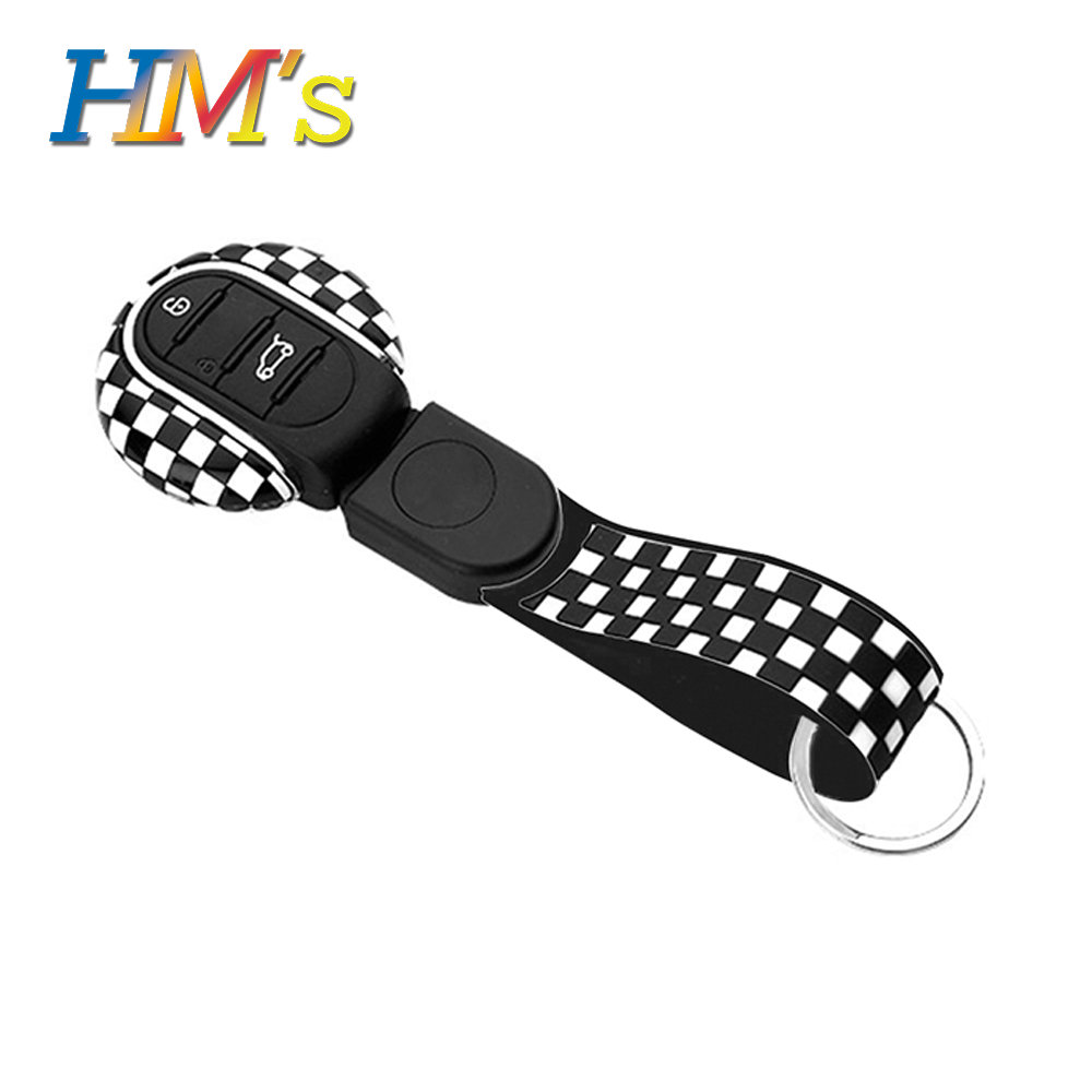 Car Key Ring For Mini Cooper F55 F54 Clubman JCW Key Chain Holder For Mini Cooper JCW One F54 F55 F56 F60 Countryman Accessories