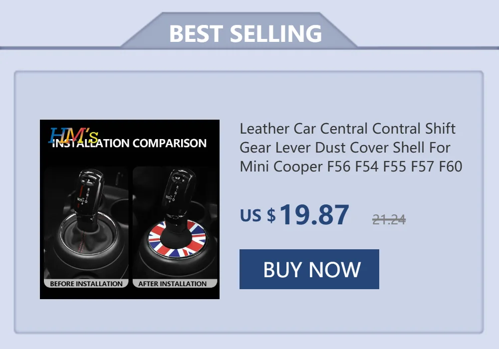 Car Key Ring For Mini Cooper F55 F54 Clubman JCW Key Chain Holder For Mini Cooper JCW One F54 F55 F56 F60 Countryman Accessories