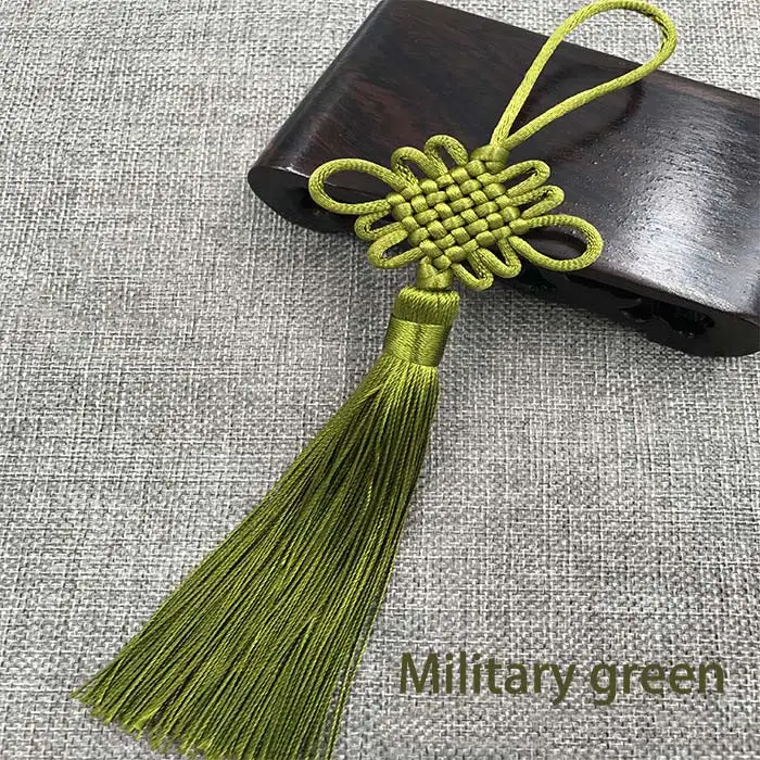 2pcs/lot Chinese Knot Tassel Silk Fringe Bangs Flower Tassel Trim Decorative Garment for Curtains Home Decoration Accessories