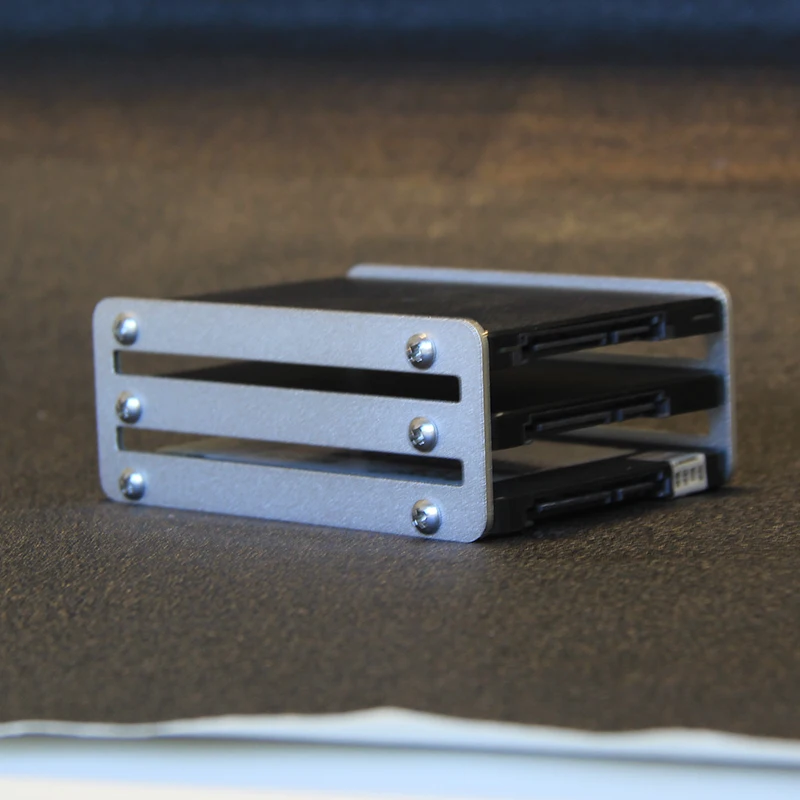 2F DIY2.5 inch solid state hard disk SSD acrylic bracket hard disk box external hard disk DE088