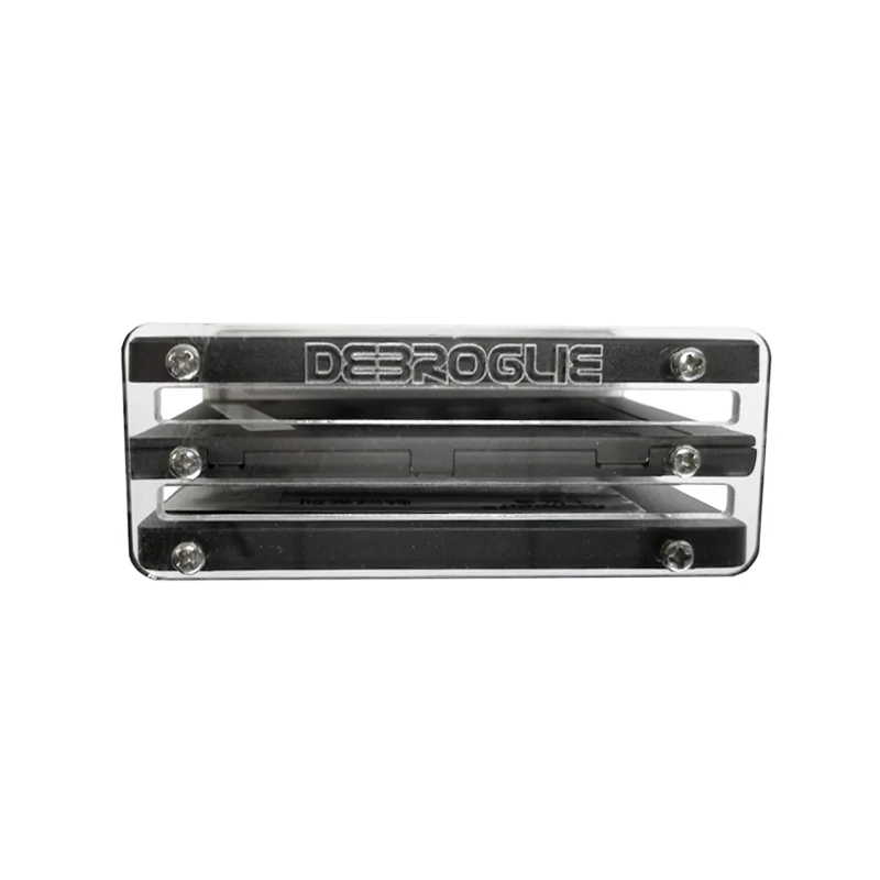 2F DIY2.5 inch solid state hard disk SSD acrylic bracket hard disk box external hard disk DE088