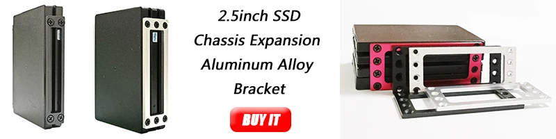 2F DIY2.5 inch solid state hard disk SSD acrylic bracket hard disk box external hard disk DE088