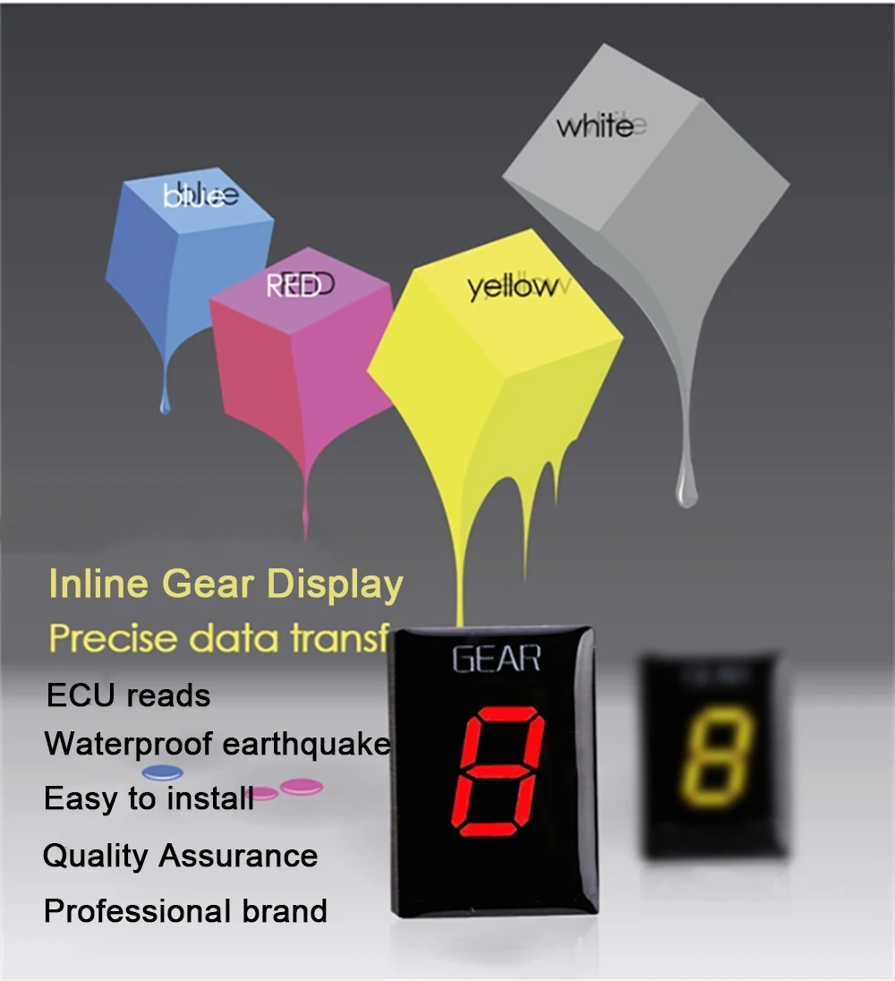 For Honda CBR 600 RR CB500X CBR600RR CBR1000RR CB600F Hornet CB650F CBR650F CB650F Motorcycle Gear Indicator Speed Display Meter