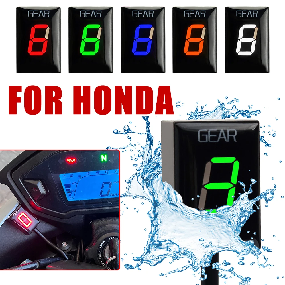 For Honda CBR 600 RR CB500X CBR600RR CBR1000RR CB600F Hornet CB650F CBR650F CB650F Motorcycle Gear Indicator Speed Display Meter