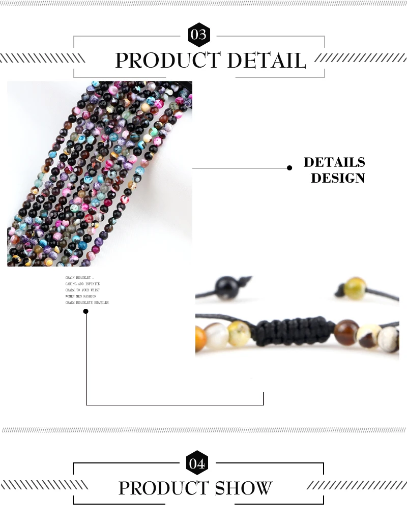 4mm Natural Mini Beads Bracelets for Women Men Round Agates Onyx Stone Yoga Braided Bracelet Elastic Charm Bangle Prayer Jewelry