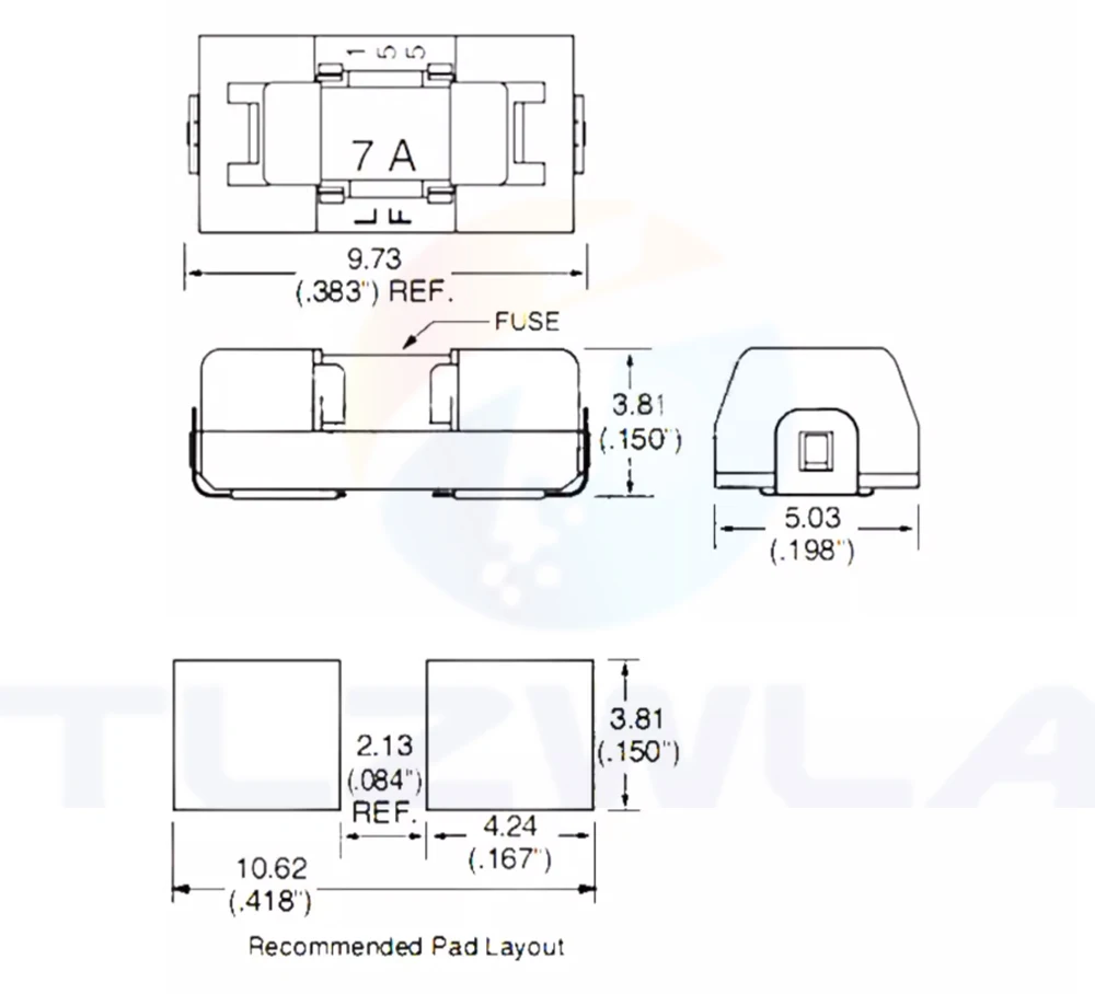 10PCS 1808 125V 250V AC 0451 SMD Fast Blow Fuse 0.5A 0.75A 1A 2A 3A 4A 5A 6.3A 8A 10A 12A 15A 500MA 750MA 2410 ultra-rapid Fuses