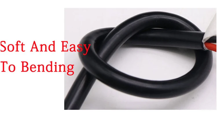 1M Flexible Silicone Rubber Cable Sq 0.3 0.5 0.75 Tinned Copper 1 1.5 2 2.5 4 6mm 2 3 4 6 Cores Soft High Temperature Wire