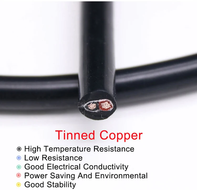 1M Flexible Silicone Rubber Cable Sq 0.3 0.5 0.75 Tinned Copper 1 1.5 2 2.5 4 6mm 2 3 4 6 Cores Soft High Temperature Wire