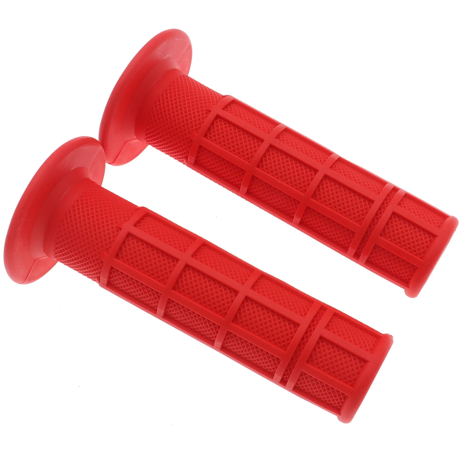 7/8" Rubber Handlebar Handle Grip 22mm Grips Left and Right ATV Motorcycle Dirt Pit Bike Motocross Thumb Throttle