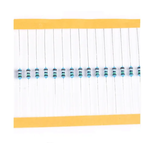 20PCS 1W Metal Film Resistor 1% Five-color Ring Power Resistor 0.1~1M 2 4.7 10R 47 100 220 360 470 1K 2.2K 10K 22K 4.7K 100K Ohm