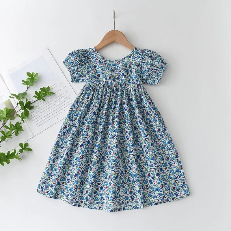 Bear Leader Floral Girls Dress Floral Kids Dresses Girls Princess Dress Children Clothes Girls Dress Casual Wear 3 7Y Vestido