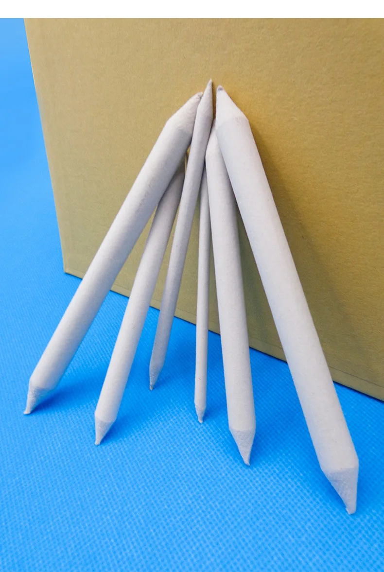 3/6pcs/set Blending Smudge Stump Stick Tortillon Sketch Art White Drawing Charcoal Sketcking Tool Rice Paper Pen Artist Supplies