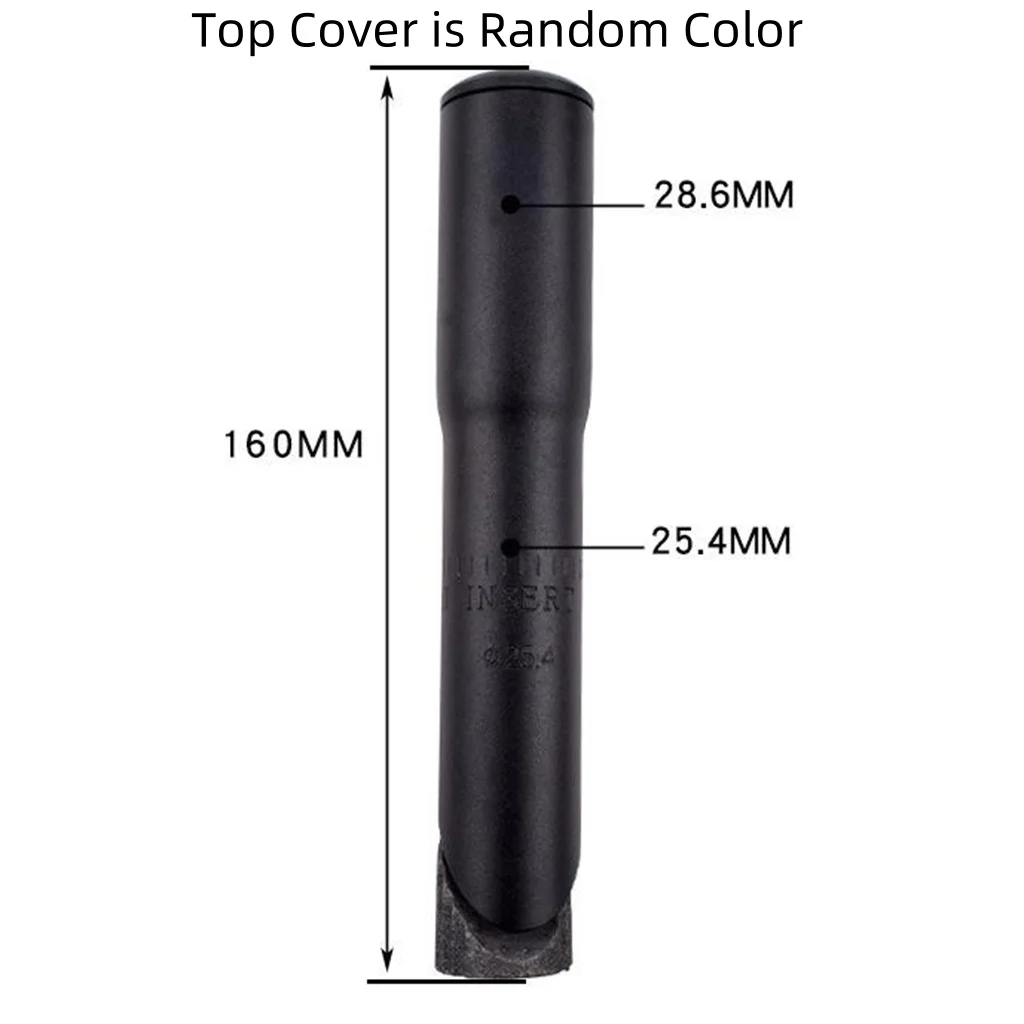 Aluminum Alloy Bicycle Stem Riser Adapter 1 1/8' φ22.2mm 25.4mm 160mm Bike Stem Extender Bike Quill Stem Adapter