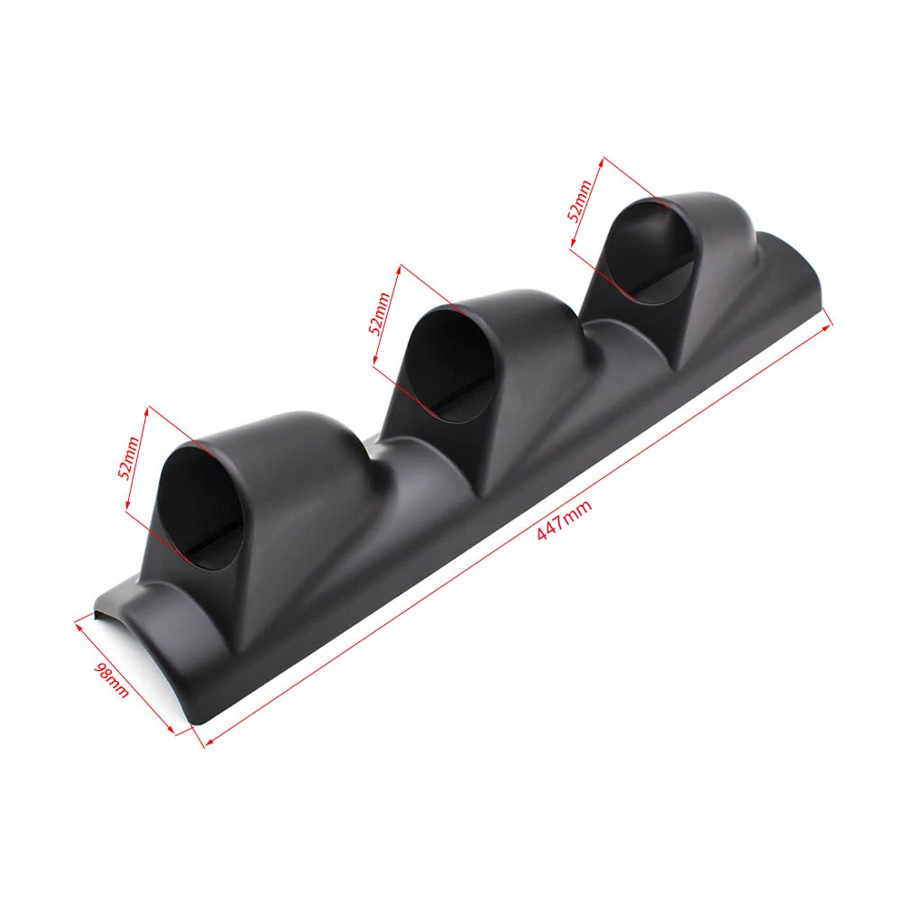 2INCH 52mm Universal Car Meters Holder Black Single Double Triple  Car Gauge Pod for Left Right Drive Car for 2 Inch 52mm Gauges