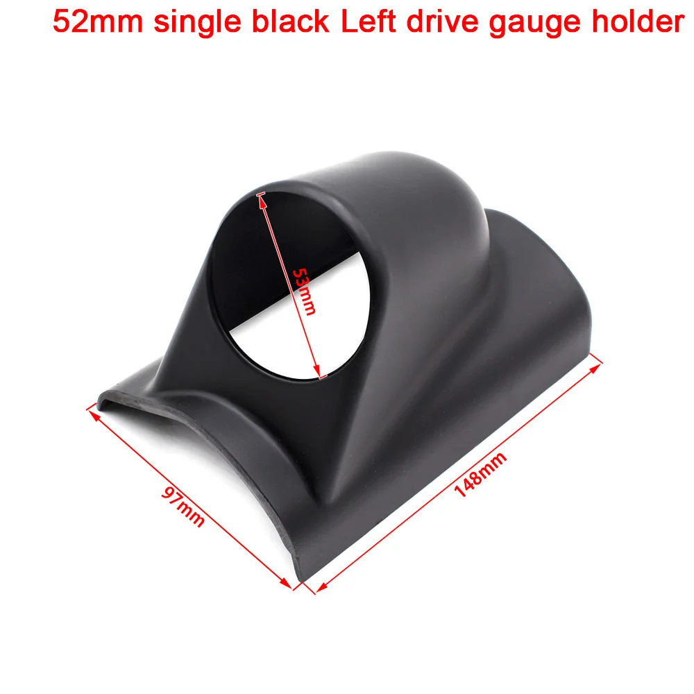 2INCH 52mm Universal Car Meters Holder Black Single Double Triple  Car Gauge Pod for Left Right Drive Car for 2 Inch 52mm Gauges